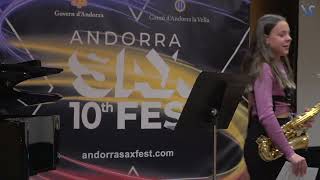 ANDORRA SAX FEST 2023: VI SOLO YOUTH ANDORRA SAX COMPETITION (CATEGORY: B)