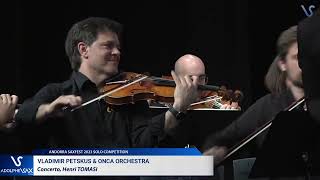 FINAL ANDORRA SAXFEST 2023: Vladimir Petskus plays Concerto, Henri TOMASI