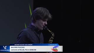 SEMIFINAL SAX FEST 2023: Kacper Puczko (Poland) plays Lamento et Rondó, Pierre SANCAN