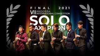 ANDORRA SAX FEST SOLO COMPETITION: AWARDS AND CLOSING CEREMONY